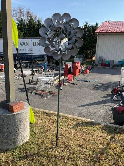 Whirly Tripod Garden Decoration, 79”H