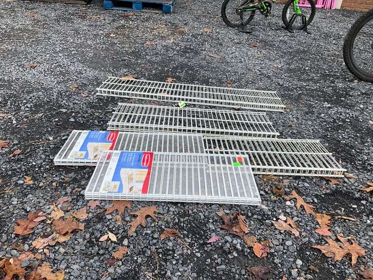 Wire Closet Racks by Rubbermaid, 26”, 35”, and 47”