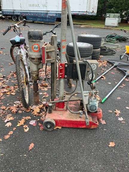 Core Driller with Black & Decker Motor and Electrical Controls