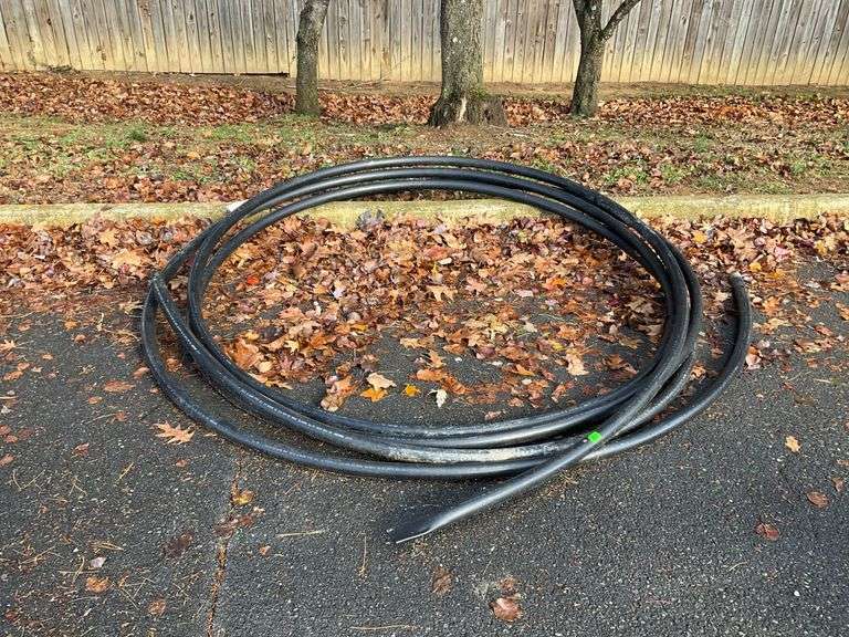 Black Polyethylene Water Line, 1 1/2-Inch Diameter