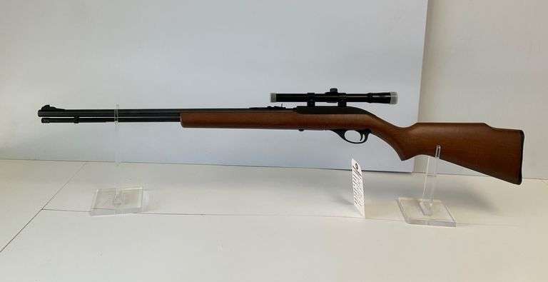 Glenfield Model 60 .22 LR Rifle with Tasco 4×15 Scope and Case (FFL background check required)