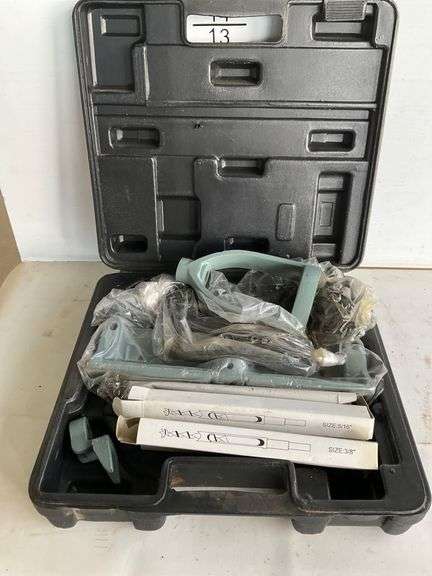 Metal Drill Jig Set with Plastic Carry Case