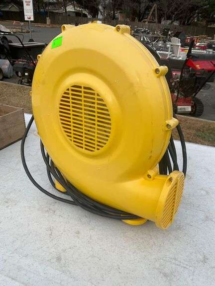 Electric Blower Model BR-35, 120V, 5.5A, Yellow