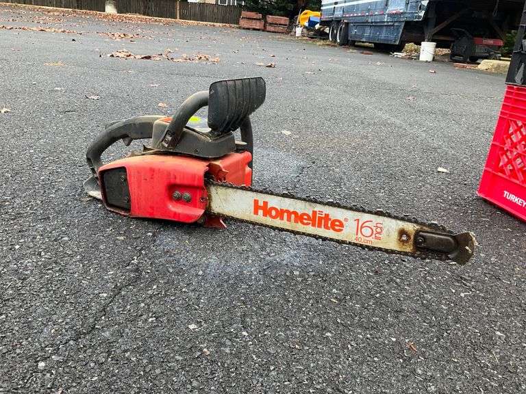 Homelite Gas-Powered Chainsaw with 16-Inch Bar