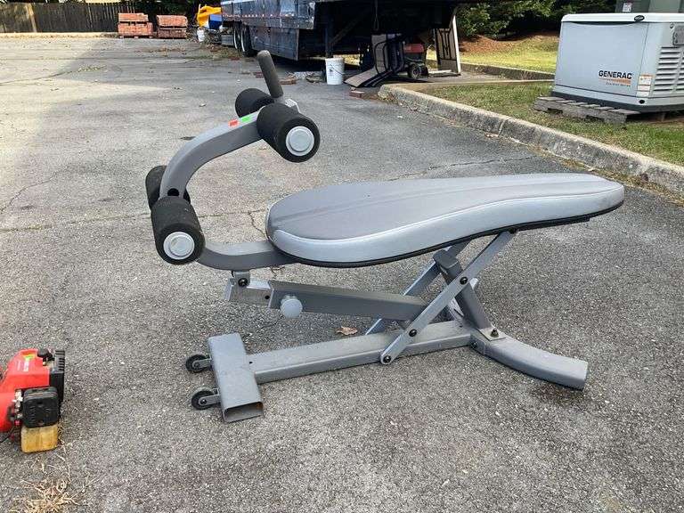 Adjustable Exercise Bench with Leg Supports