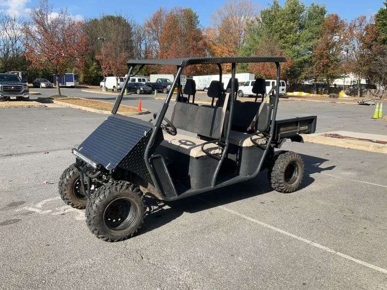 2018 American Landmaster UTV. Honda 20hp Powered, 4-Person Seating, Working 30” Front LED Light Bar. 25x8.00-12 Tires. Click to futher read info.