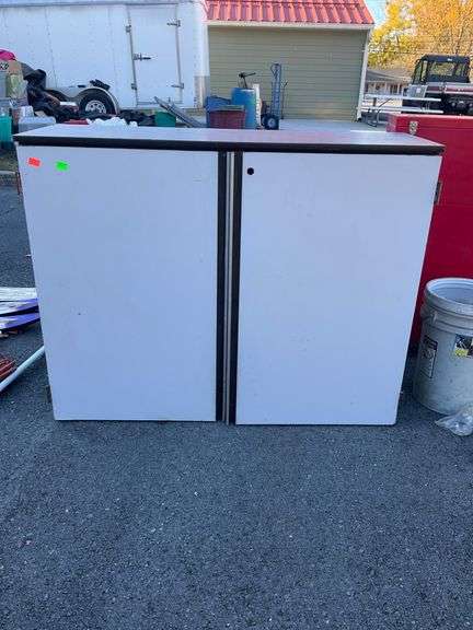 Wooden Cabinet with Dual Doors and Adjustable Shelves