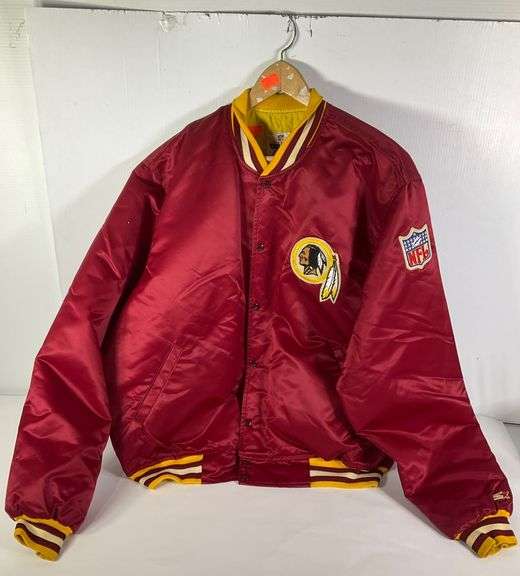 NFL Pro Line by Starter Washington Redskins Satin Jacket, Size XXXL ...