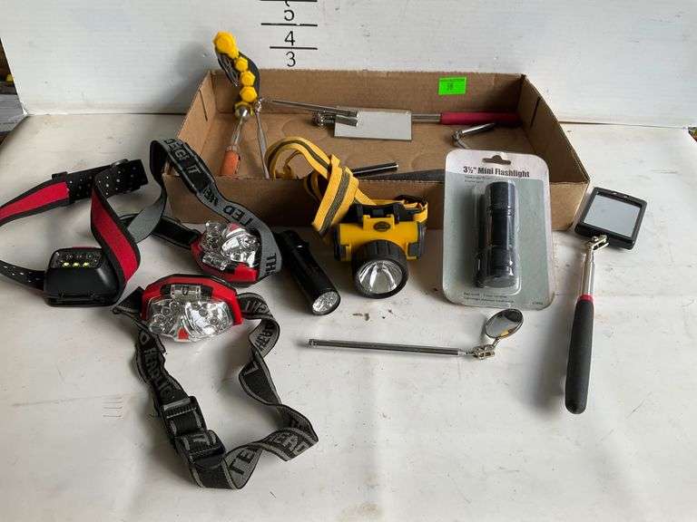 Headlamps, Flashlights, and Inspection Tools