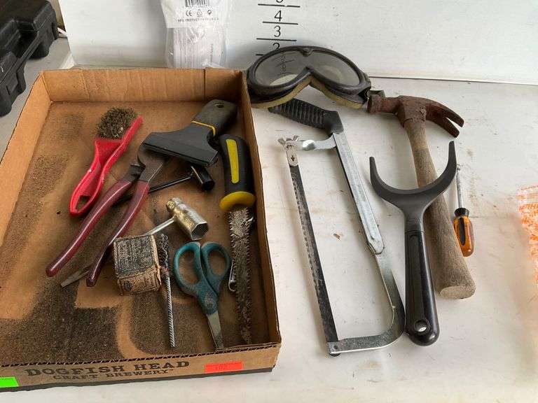 Hand Tools and Safety Goggles Lot