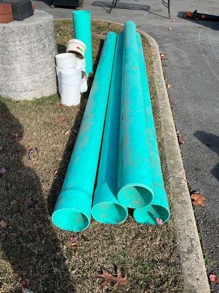 PVC Tubes and Fittings, Includes 10’L Tubes with 5-6″ Diameter