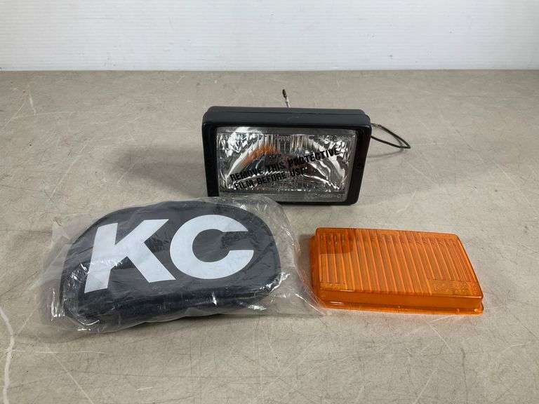 Rectangular Kc Lights KC Rectangular Driving Light with Protective Cover and Amber Lens ...