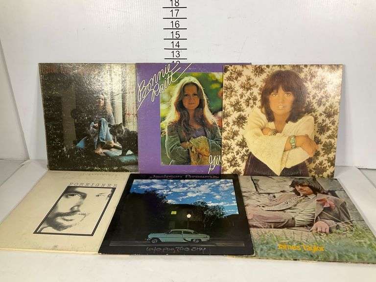 Collection of 6 Vinyl LP Records Featuring Prominent 1970s Singer ...