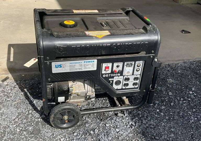 UST GG7500N Portable Generator, 7500W, Gas-Powered, 338cc Engine