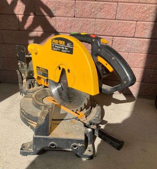 Pro-Tech 10-Inch Compound Miter Saw, Model 7208 Type II