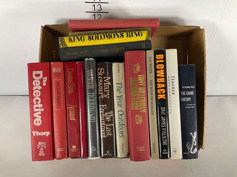 Assorted Hardcover and Paperback Books Including Fiction, Non-Fiction ...
