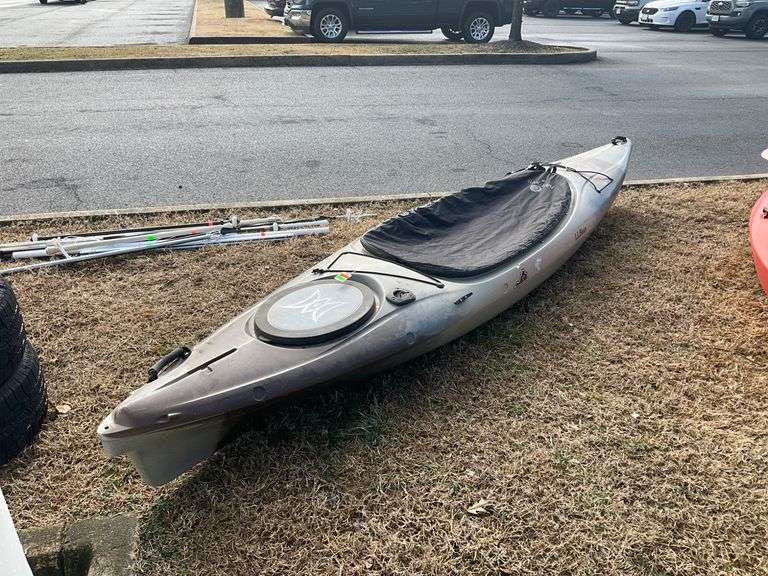 10-Foot Plastic Kayak With Stern Hatch and Padded Seat