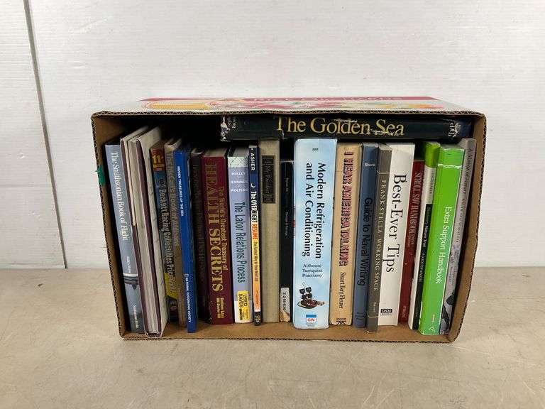 Collection of Mixed Hardcover and Paperback Books in Various Subjects ...