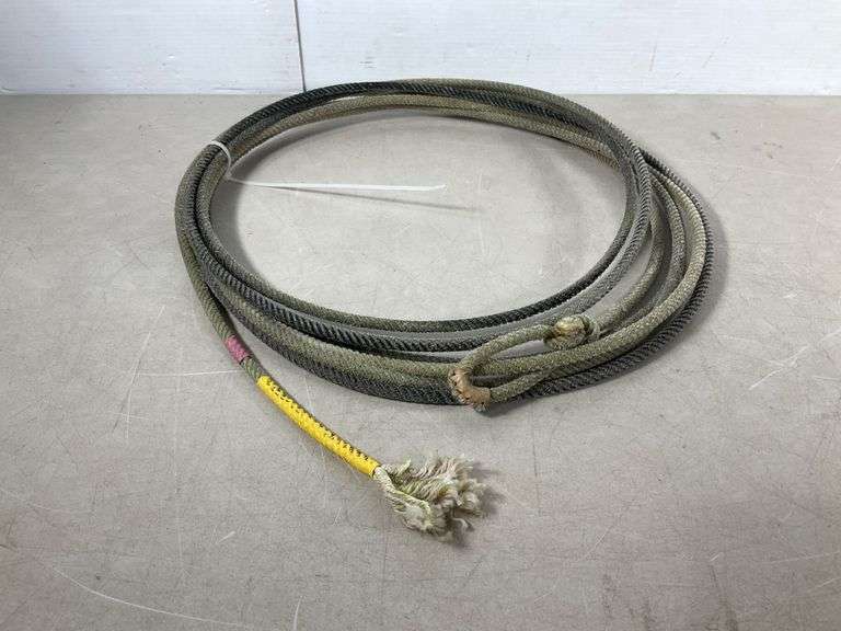 Roping Lasso and Big Horn Tuffy Cowboy Red Nylon Saddle Cinch