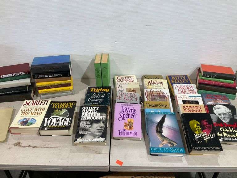 Assorted Hardcover and Paperback Books Including Fiction and ...