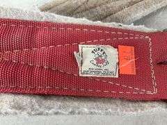 Roping Lasso and Big Horn Tuffy Cowboy Red Nylon Saddle Cinch