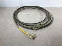 Roping Lasso and Big Horn Tuffy Cowboy Red Nylon Saddle Cinch