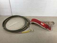 Roping Lasso and Big Horn Tuffy Cowboy Red Nylon Saddle Cinch