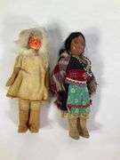 Set of Four Cultural-Themed Dolls with Regional Attire