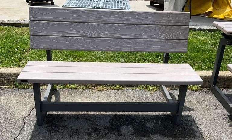 Lifetime Brand 55″L Folding Bench-to-Table Convertible Unit