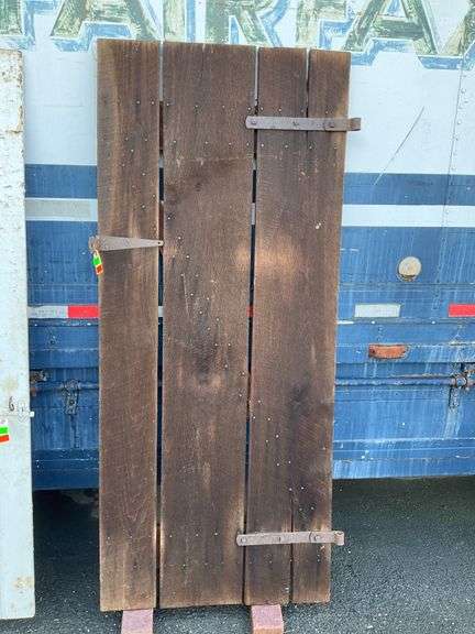 Barn or Cellar Door With Hinges, 73”Hx31”W