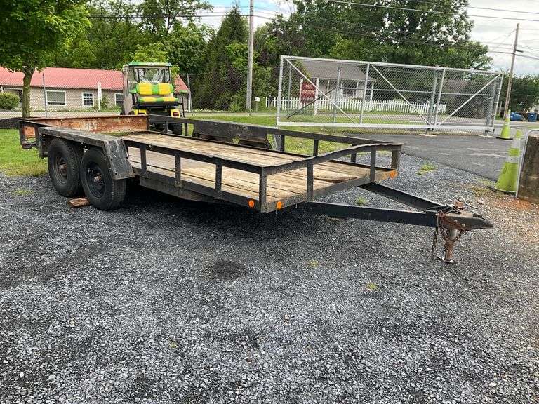 1996 Slant Utility 7×16 foot Trailer, VIN# 06LWTR716G1000987