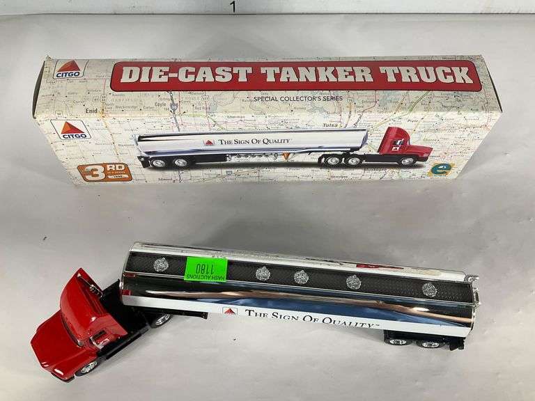 Die-Cast CITGO Tanker Truck Model with Original Box