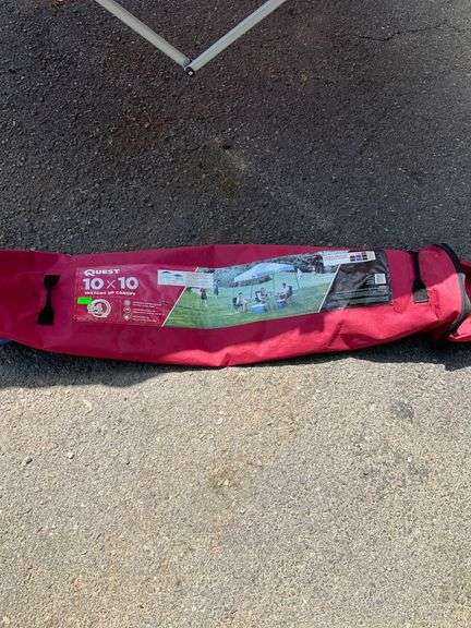 Quest 10×10 Instant Up Canopy with Carrying Bag