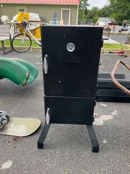 Masterbuilt Vertical Charcoal Smoker with Built-In Temperature Gauge