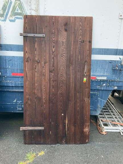 Barn/Cellar Door with Metal Hardware, 79”H x 42”W