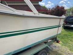 1972 Cruiser 21 foot Boat, with a 1971 Dill Boat Trailer. Virginia Certificate of Title to Vessel and Title to the Trailer. Evinrude 175hp outboard.
