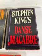 Collection of Three Stephen King Books: ‘The Dark Half’, ‘Danse Macabre’, and ‘The Colorado Kid’