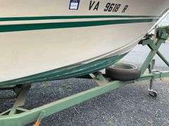 1972 Cruiser 21 foot Boat, with a 1971 Dill Boat Trailer. Virginia Certificate of Title to Vessel and Title to the Trailer. Evinrude 175hp outboard.