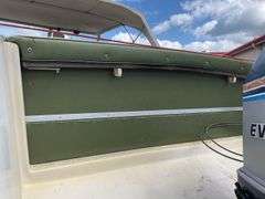 1972 Cruiser 21 foot Boat, with a 1971 Dill Boat Trailer. Virginia Certificate of Title to Vessel and Title to the Trailer. Evinrude 175hp outboard.