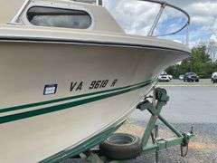 1972 Cruiser 21 foot Boat, with a 1971 Dill Boat Trailer. Virginia Certificate of Title to Vessel and Title to the Trailer. Evinrude 175hp outboard.