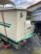 1972 Cruiser 21 foot Boat, with a 1971 Dill Boat Trailer. Virginia Certificate of Title to Vessel and Title to the Trailer. Evinrude 175hp outboard.