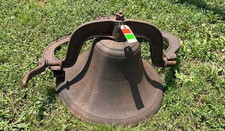 Crystal Metal Bell with Yoke, 16-Inch Diameter, Missing Ball