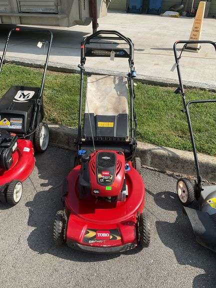 Toro recycler Mower with bagger, self propelled, 190cc engine, ready to use condition