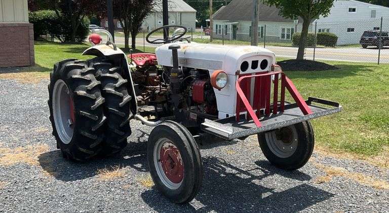 Satoh S-650G Gas Tractor With Dual Rear Tires. 3-Speed Forward, with Hi-Lo range.