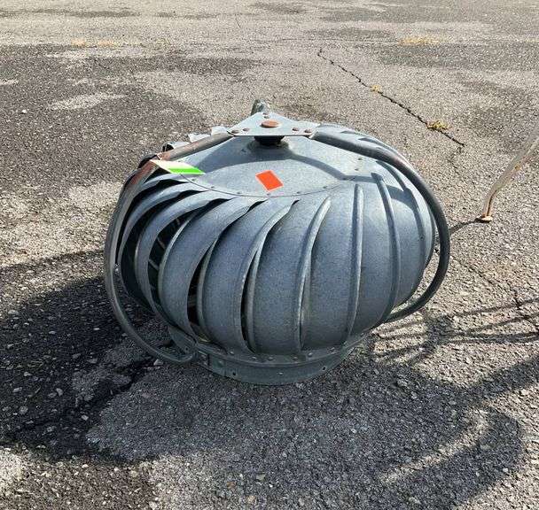 Galvanized Steel Turbine Roof Ventilator with Mounting Bracket