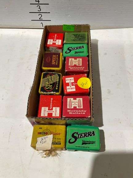 Ammunition Reloading Bullets in Original Boxes - Hash Auctions