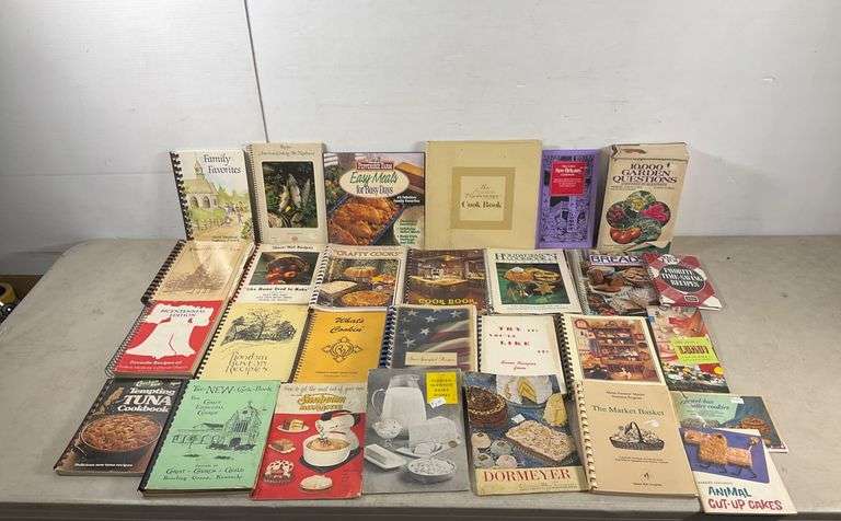Spiral-Bound and Hardcover Cookbooks and Gardening Book - Hash Auctions