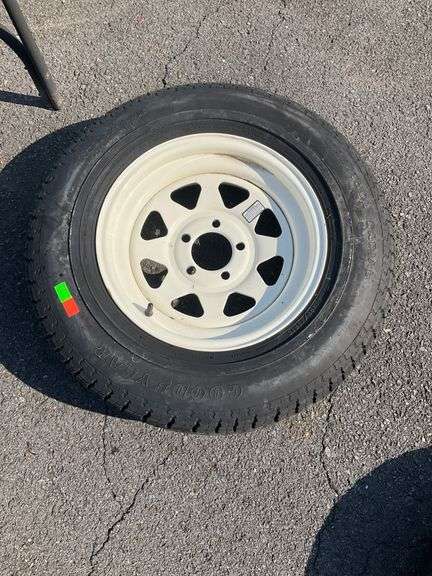 Trailer Tire ST205/75R15 with Steel Rim