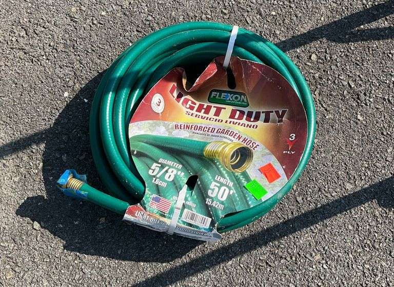Flexon 50-Foot Light Duty Reinforced Garden Hose
