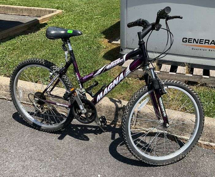 Magna Dual Suspension Mountain Bike with 18-Speed Shimano Gear System